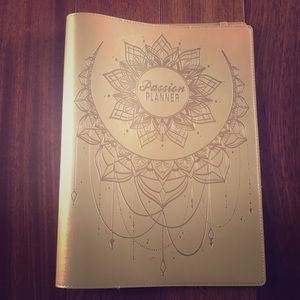 Gold Leather Passion Planner Slipcover